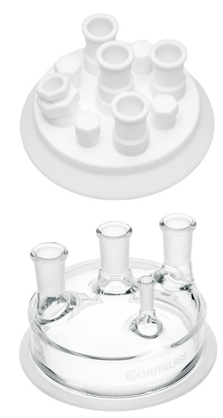 כיפות טפלון וזכוכית - PTFE and glass lids